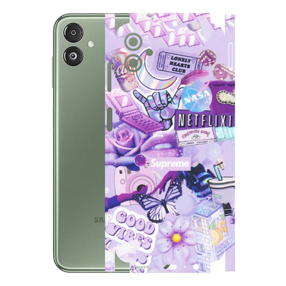 Samsung M/F/Note/Flip and C Phone Skins (All Models) - Supreme Purple Magic - Matte Finish (M-88) Samsung Galaxy F14 (5G)