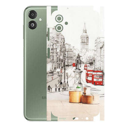 Samsung M/F/Note/Flip and C Phone Skins (All Models) - London Street - Transparent Finish (T-02) Samsung Galaxy F14 (5G)