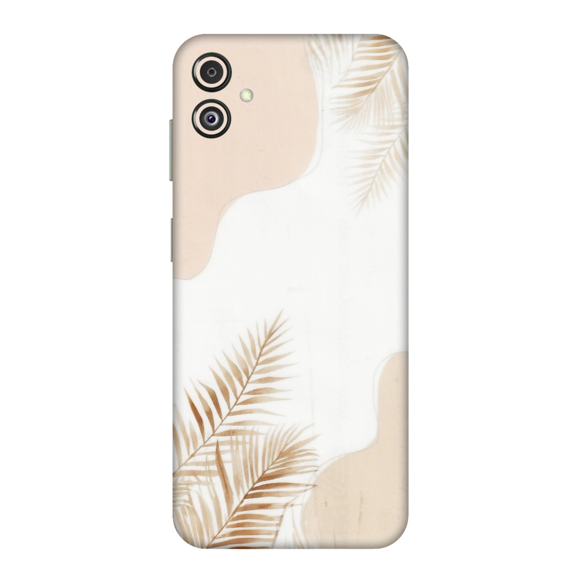 Samsung M/F/Note/Flip and C Phone Skins (All Models) - Gold Petals Abstract - Transparent Finish (T-08) Samsung Galaxy F14 (5G)