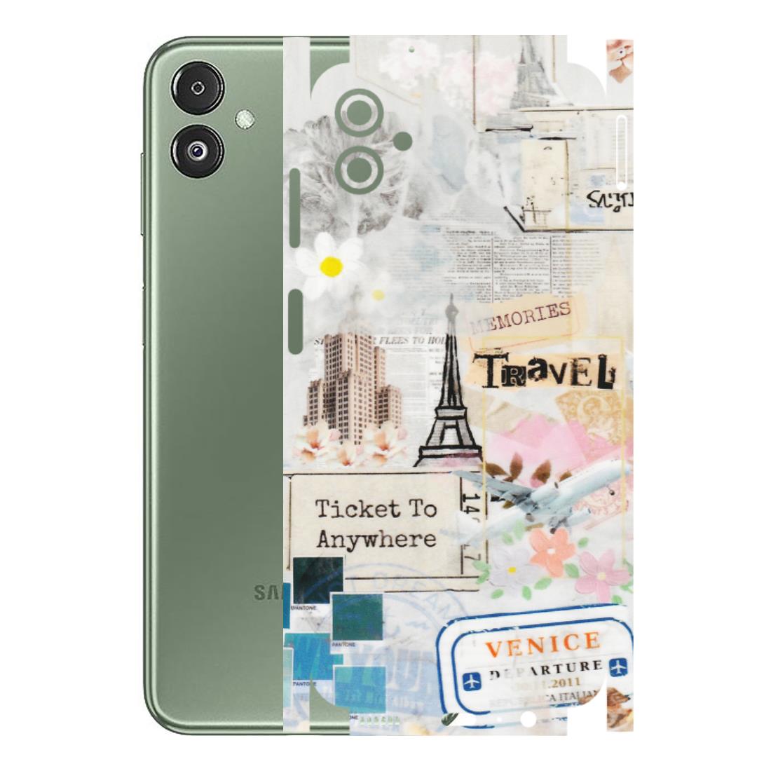 Samsung M/F/Note/Flip and C Phone Skins (All Models) - Travel Memories - Transparent Finish (T-09) Samsung Galaxy F14 (5G)