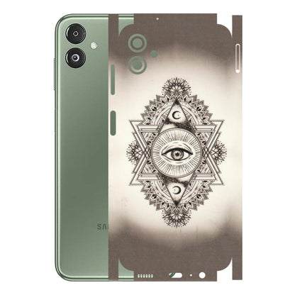Samsung M/F/Note/Flip and C Phone Skins (All Models) - Illuminati Great Eye - Transparent Finish (T-14) Samsung Galaxy F14 (5G)