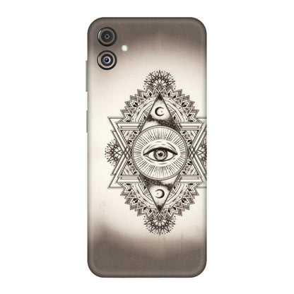 Samsung M/F/Note/Flip and C Phone Skins (All Models) - Illuminati Great Eye - Transparent Finish (T-14) Samsung Galaxy F14 (5G)