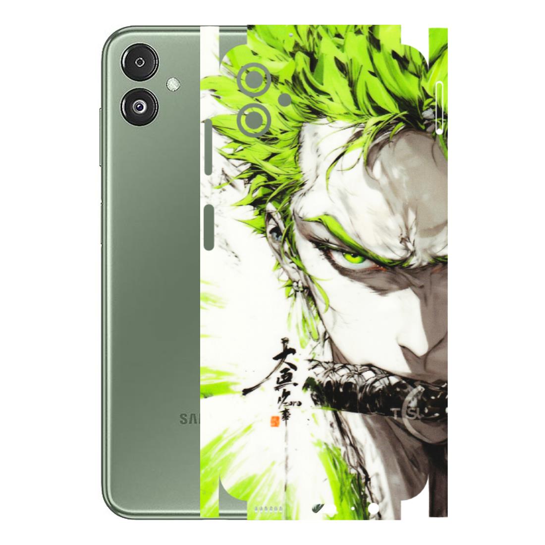 Samsung M/F/Note/Flip and C Phone Skins (All Models) - Roro Taku Anime - Transparent Finish (T-18) Samsung Galaxy F14 (5G)