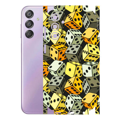 Samsung M/F/Note/Flip and C Phone Skins (All Models) - Dices Of Life - 3D Embossed Finish (L-04) Samsung Galaxy F15 (5G)