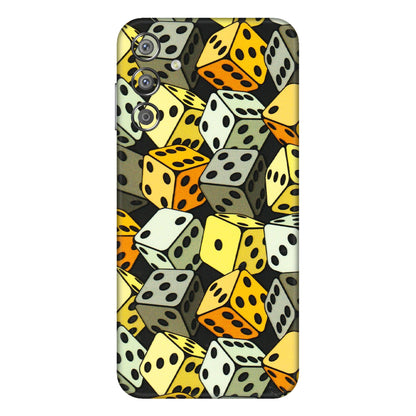 Samsung M/F/Note/Flip and C Phone Skins (All Models) - Dices Of Life - 3D Embossed Finish (L-04) Samsung Galaxy F15 (5G)