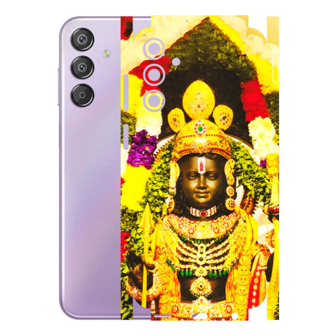 Samsung M/F/Note/Flip and C Phone Skins (All Models) - Ram Lalla Ayodhya - 3D Embossed Finish (L-103) Samsung Galaxy F15 (5G)