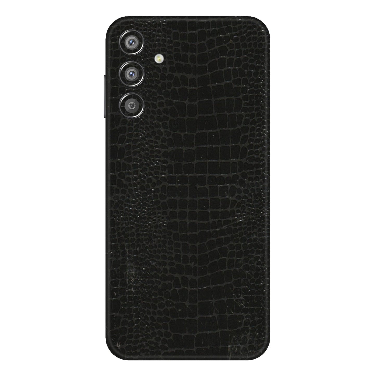 Samsung M/F/Note/Flip and C Phone Skins (All Models) - Snake Leather Black - 3D Embossed Finish (L-107) Samsung Galaxy F15 (5G)