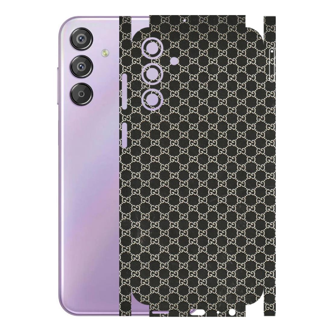 Samsung M/F/Note/Flip and C Phone Skins (All Models) - Black G Print - 3D Embossed Finish (L-109) Samsung Galaxy F15 (5G)