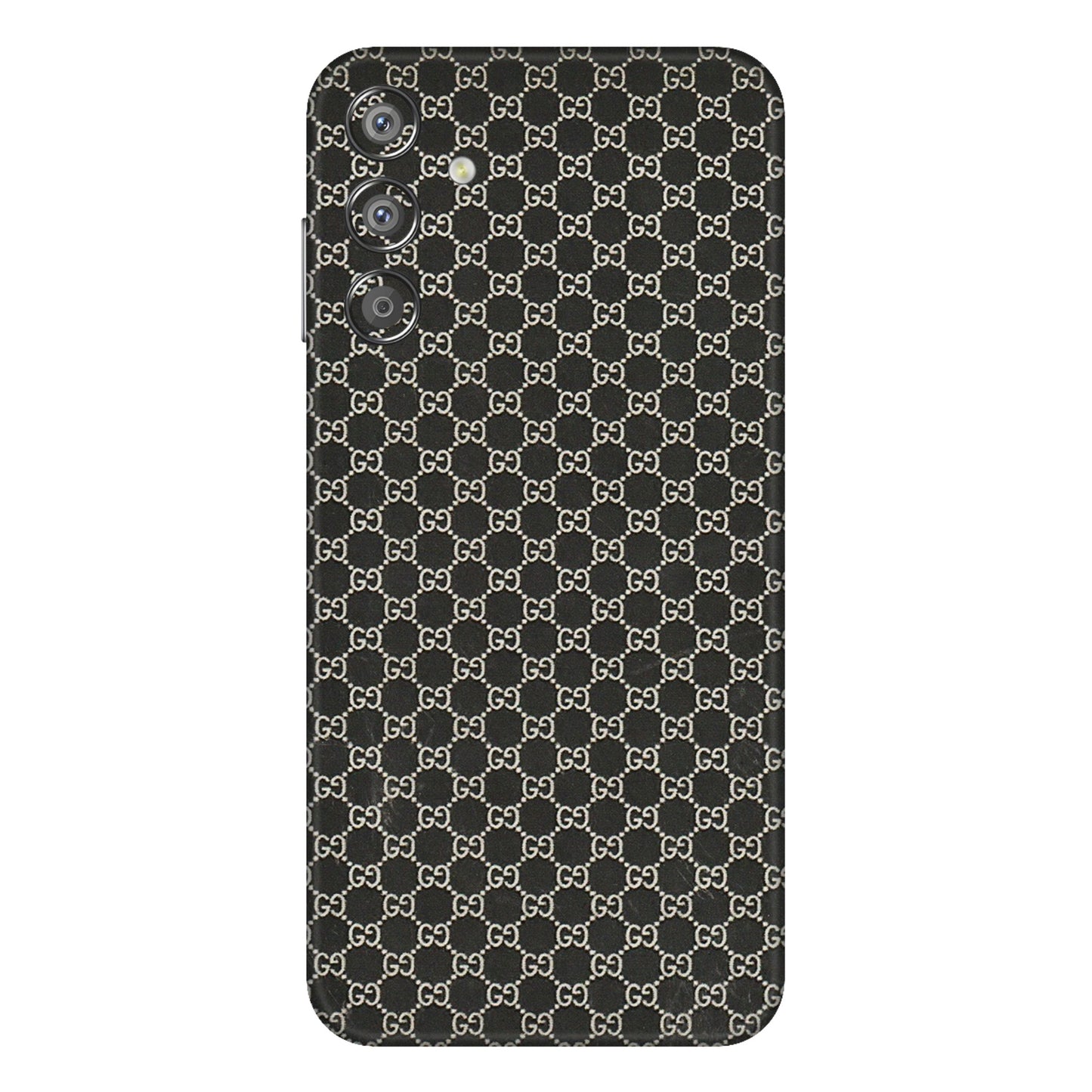 Samsung M/F/Note/Flip and C Phone Skins (All Models) - Black G Print - 3D Embossed Finish (L-109) Samsung Galaxy F15 (5G)