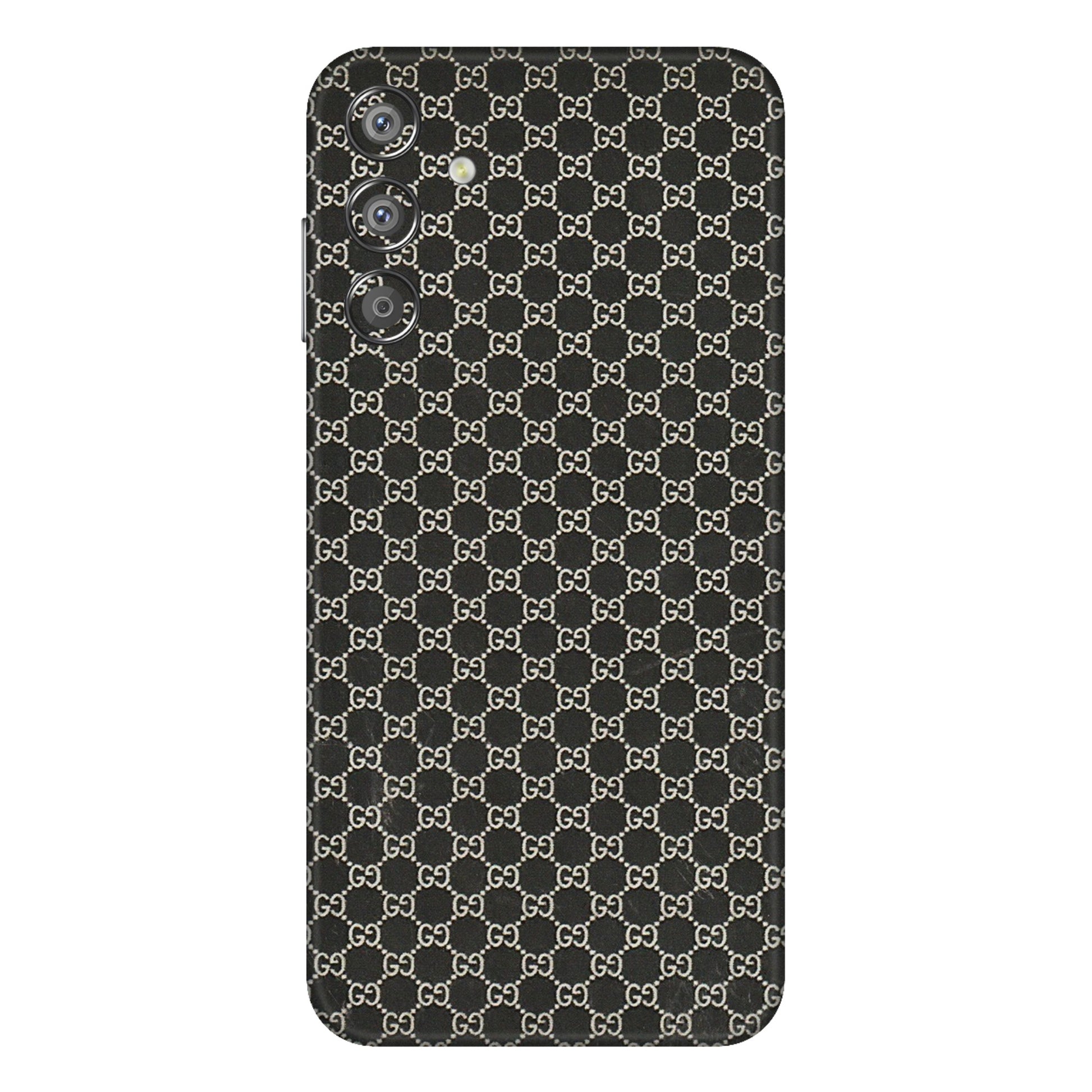 Samsung M/F/Note/Flip and C Phone Skins (All Models) - Black G Print - 3D Embossed Finish (L-109) Samsung Galaxy F15 (5G)