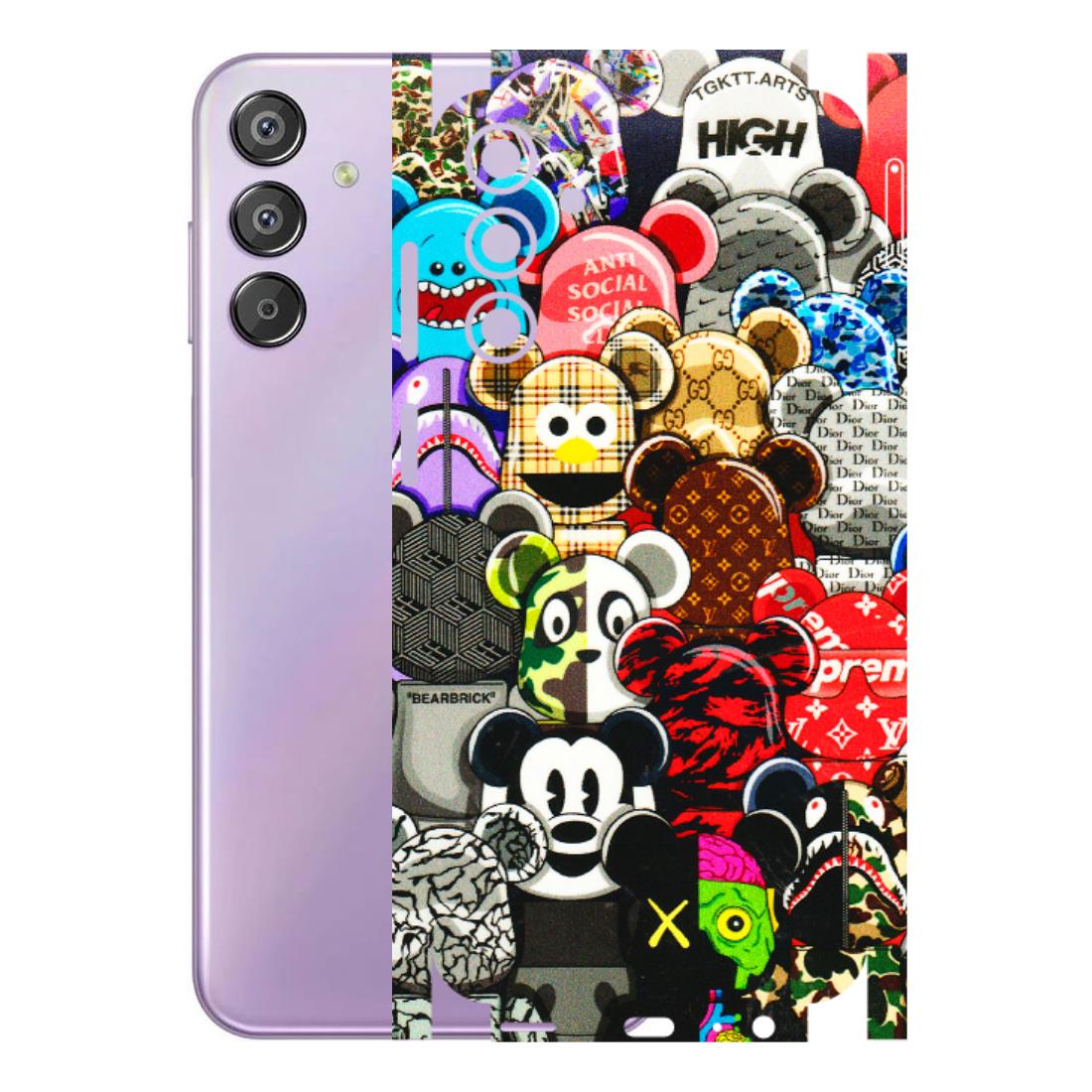 Samsung M/F/Note/Flip and C Phone Skins (All Models) - More Mickey Mouses - 3D Embossed Finish (L-118) Samsung Galaxy F15 (5G)