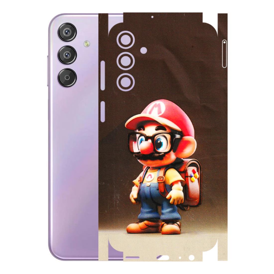 Samsung M/F/Note/Flip and C Phone Skins (All Models) - Little Mario - 3D Embossed Finish (L-119) Samsung Galaxy F15 (5G)