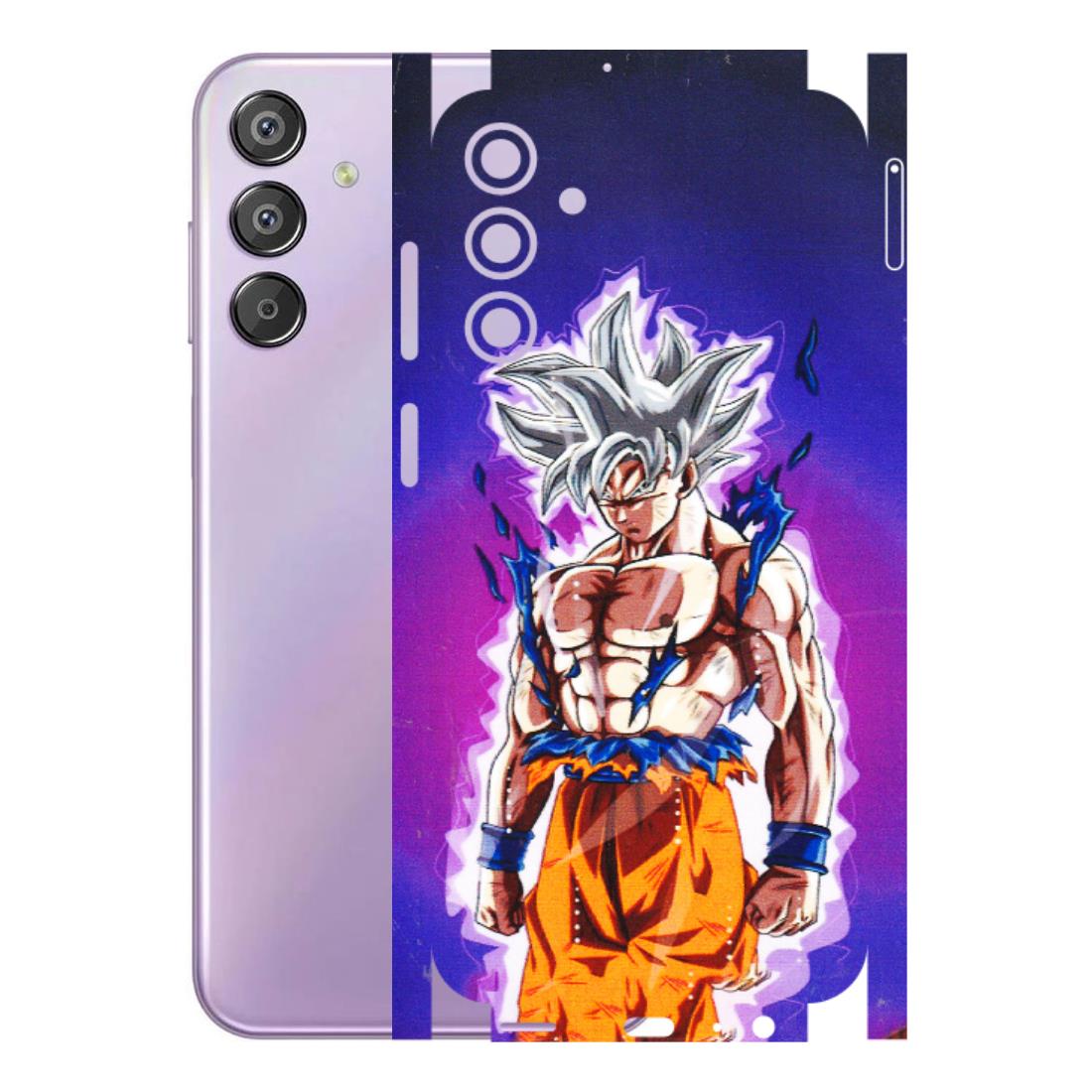 Samsung M/F/Note/Flip and C Phone Skins (All Models) - Goku Purple Anime - 3D Embossed Finish (L-147) Samsung Galaxy F15 (5G)