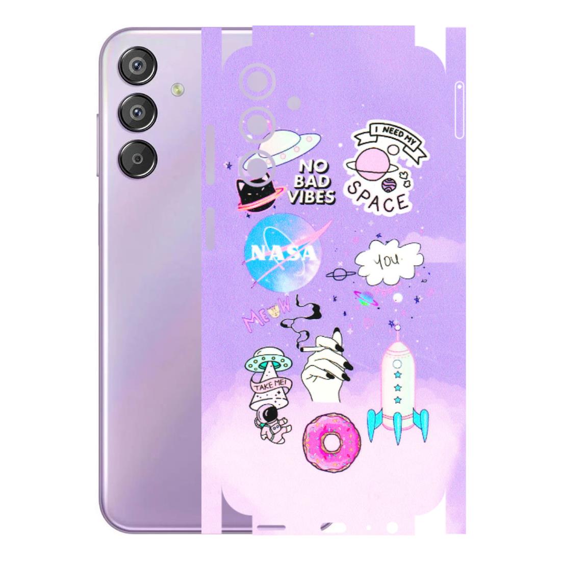 Samsung M/F/Note/Flip and C Phone Skins (All Models) - I Need My Nasa Skin - 3D Embossed Finish (L-149) Samsung Galaxy F15 (5G)