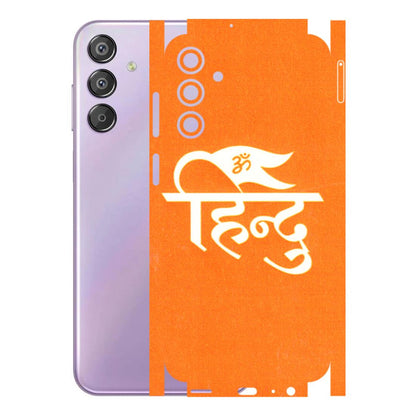 Samsung M/F/Note/Flip and C Phone Skins (All Models) - Hindu Kesari - 3D Embossed Finish (L-154) Samsung Galaxy F15 (5G)