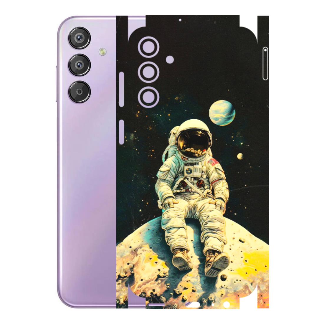 Samsung M/F/Note/Flip and C Phone Skins (All Models) - Astronaut in Space - 3D Embossed Finish (L-16) Samsung Galaxy F15 (5G)