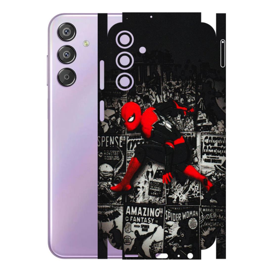 Samsung M/F/Note/Flip and C Phone Skins (All Models) - SpiderMan New - 3D Embossed Finish (L-162) Samsung Galaxy F15 (5G)