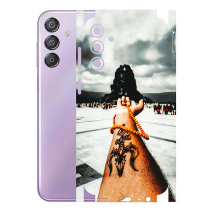 Samsung M/F/Note/Flip and C Phone Skins (All Models) - Jai Adiyogi Mahakaal - 3D Embossed Finish (L-164) Samsung Galaxy F15 (5G)