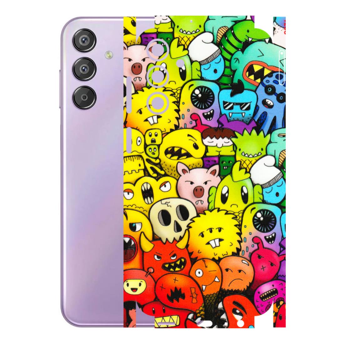 Samsung M/F/Note/Flip and C Phone Skins (All Models) - Angry Funkies - 3D Embossed Finish (L-169) Samsung Galaxy F15 (5G)