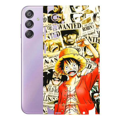 Samsung M/F/Note/Flip and C Phone Skins (All Models) - Luffy Anime - 3D Embossed Finish (L-177) Samsung Galaxy F15 (5G)