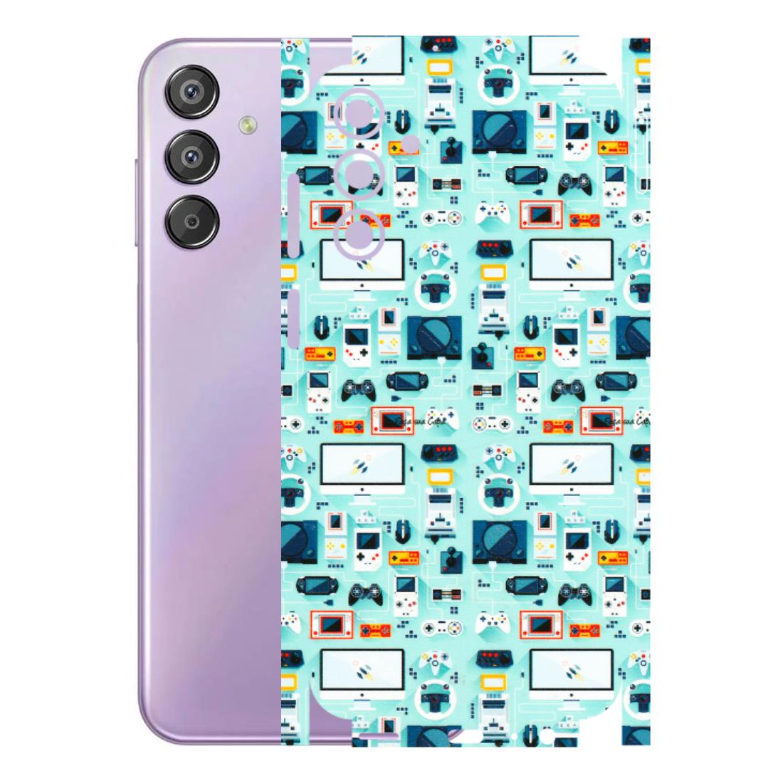 Samsung M/F/Note/Flip and C Phone Skins (All Models) - Gadgets Doodle - 3D Embossed Finish (L-184) Samsung Galaxy F15 (5G)