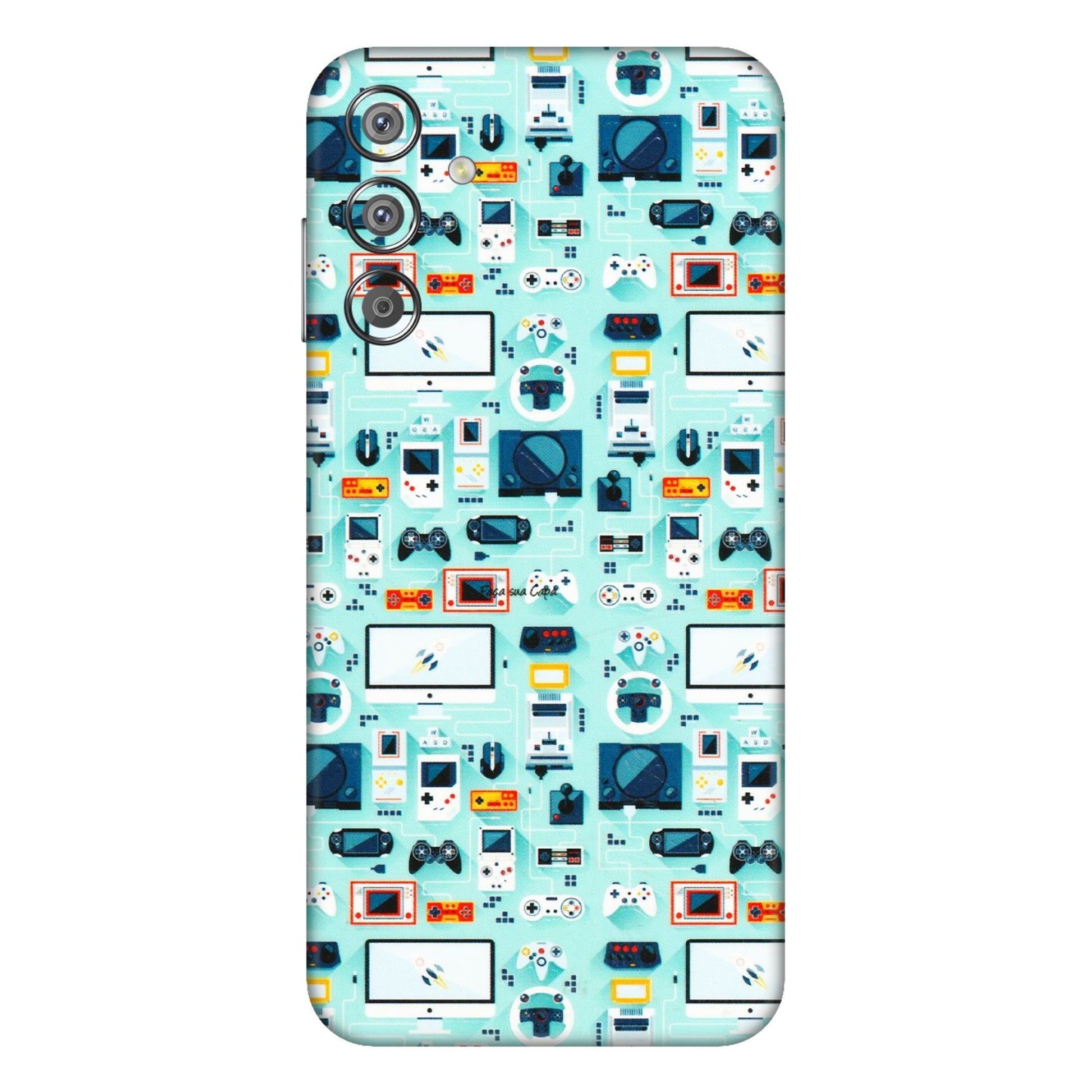 Samsung M/F/Note/Flip and C Phone Skins (All Models) - Gadgets Doodle - 3D Embossed Finish (L-184) Samsung Galaxy F15 (5G)
