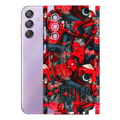 Samsung M/F/Note/Flip and C Phone Skins (All Models) - SpiderMan Cool - 3D Embossed Finish (L-188) Samsung Galaxy F15 (5G)