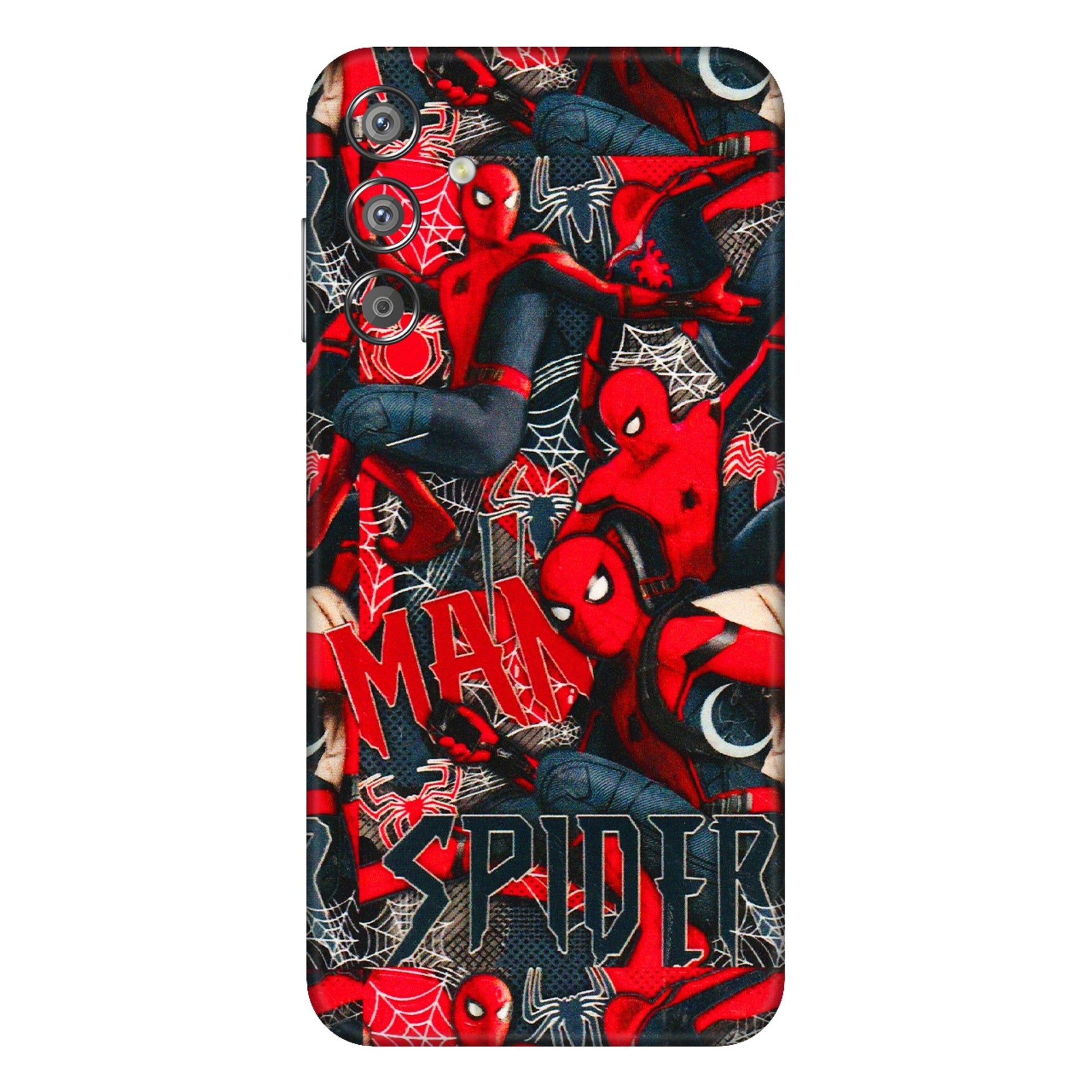 Samsung M/F/Note/Flip and C Phone Skins (All Models) - SpiderMan Cool - 3D Embossed Finish (L-188) Samsung Galaxy F15 (5G)