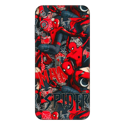 Samsung M/F/Note/Flip and C Phone Skins (All Models) - SpiderMan Cool - 3D Embossed Finish (L-188) Samsung Galaxy F15 (5G)