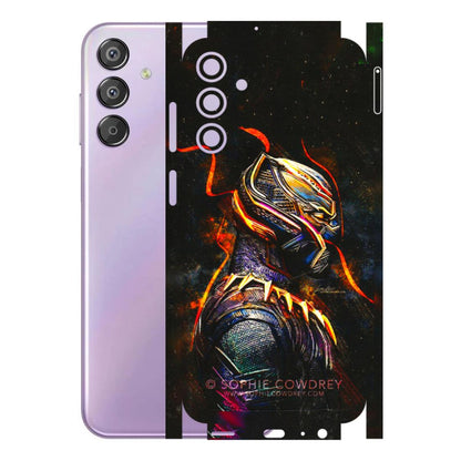 Samsung M/F/Note/Flip and C Phone Skins (All Models) - Black Panther - 3D Embossed Finish (L-190) Samsung Galaxy F15 (5G)