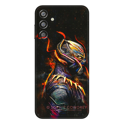 Samsung M/F/Note/Flip and C Phone Skins (All Models) - Black Panther - 3D Embossed Finish (L-190) Samsung Galaxy F15 (5G)