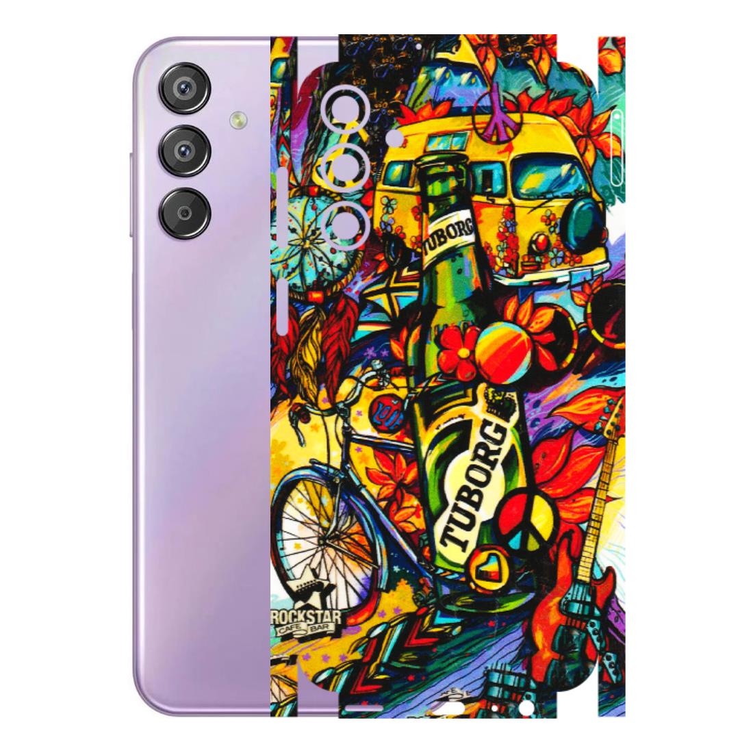 Samsung M/F/Note/Flip and C Phone Skins (All Models) - Cool Beer Bottle - 3D Embossed Finish (L-193) Samsung Galaxy F15 (5G)