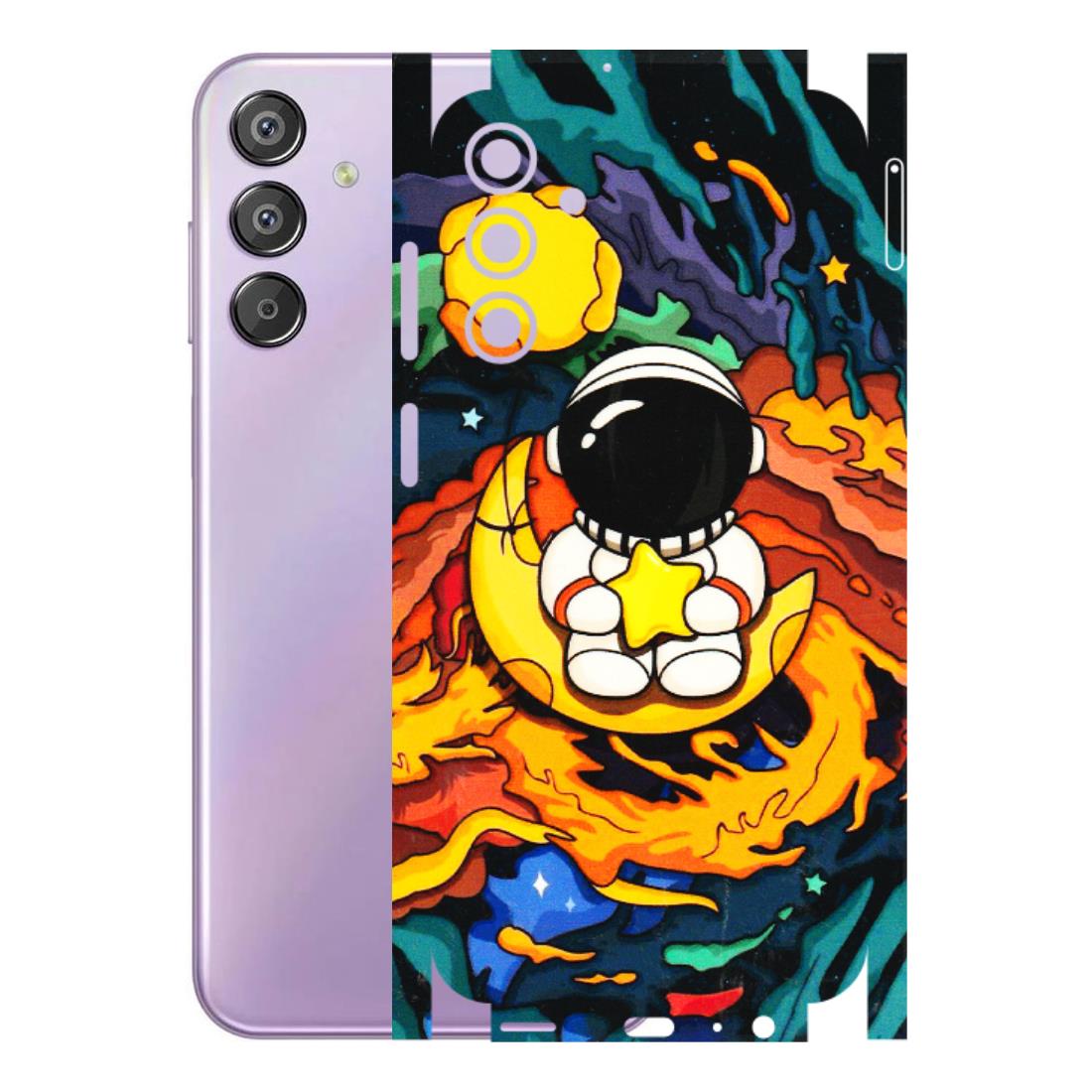 Samsung M/F/Note/Flip and C Phone Skins (All Models) - Baby Astronaut - 3D Embossed Finish (L-197) Samsung Galaxy F15 (5G)