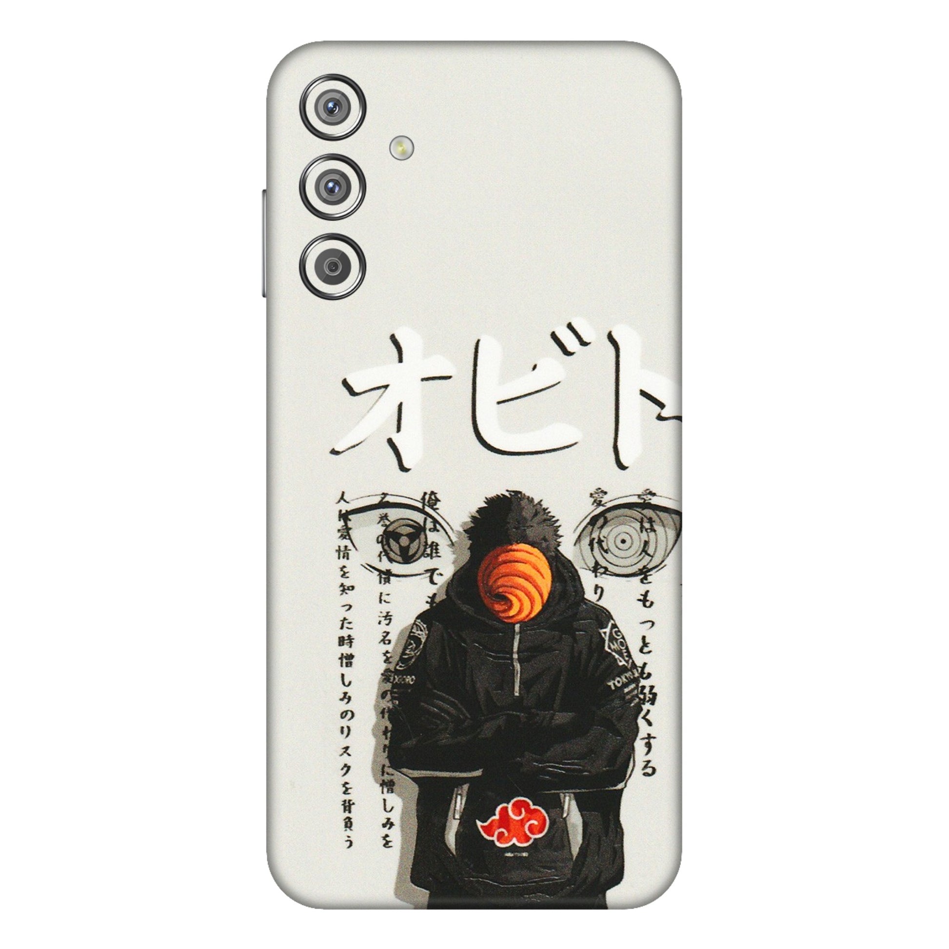 Samsung M/F/Note/Flip and C Phone Skins (All Models) - Obito Anime Eye - 3D Embossed Finish (L-19) Samsung Galaxy F15 (5G)