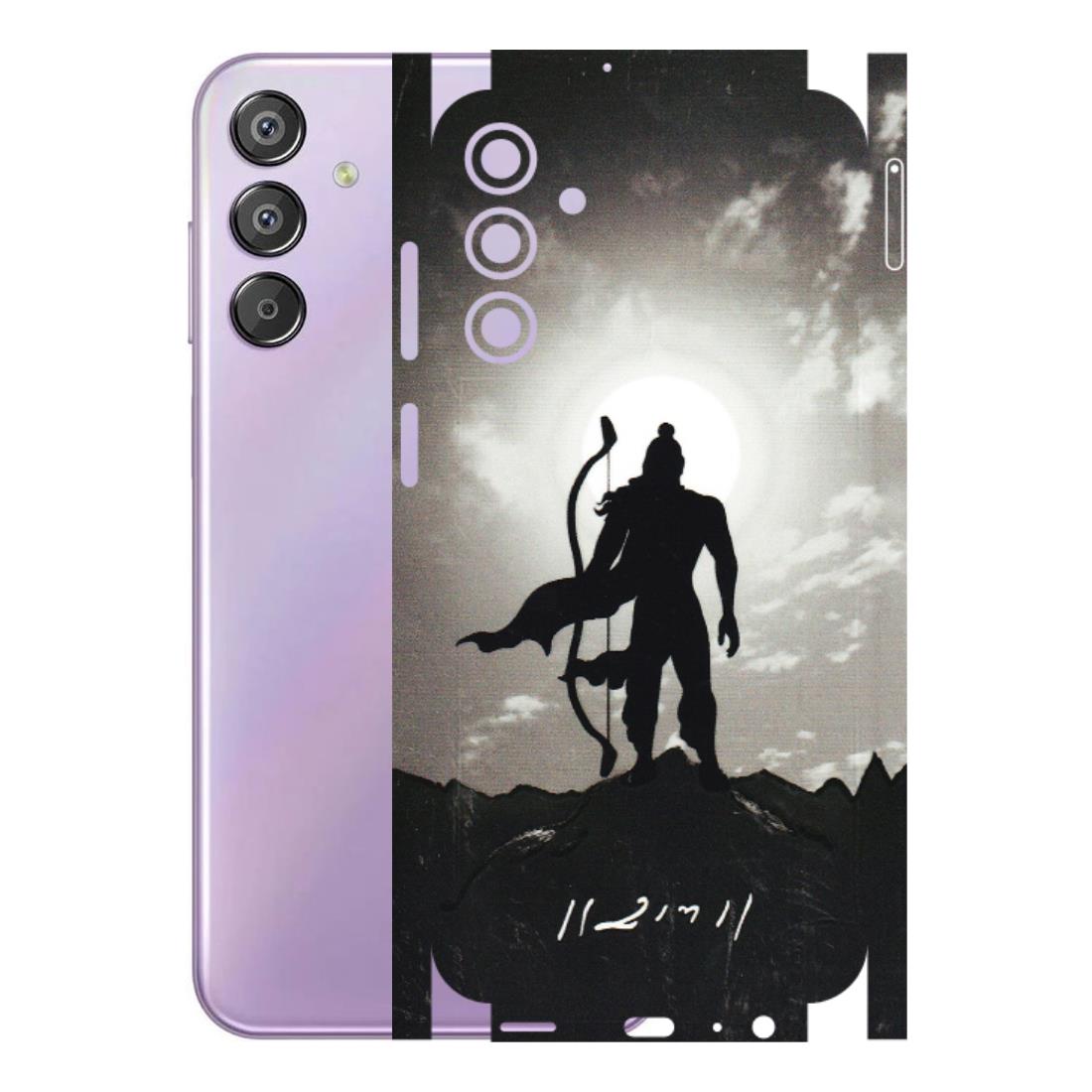 Samsung M/F/Note/Flip and C Phone Skins (All Models) - Jai Siya Ram - 3D Embossed Finish (L-200) Samsung Galaxy F15 (5G)