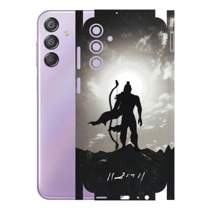 Samsung M/F/Note/Flip and C Phone Skins (All Models) - Jai Siya Ram - 3D Embossed Finish (L-200) Samsung Galaxy F15 (5G)