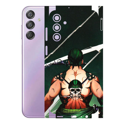 Samsung M/F/Note/Flip and C Phone Skins (All Models) - Zoro Anime - 3D Embossed Finish (L-23) Samsung Galaxy F15 (5G)
