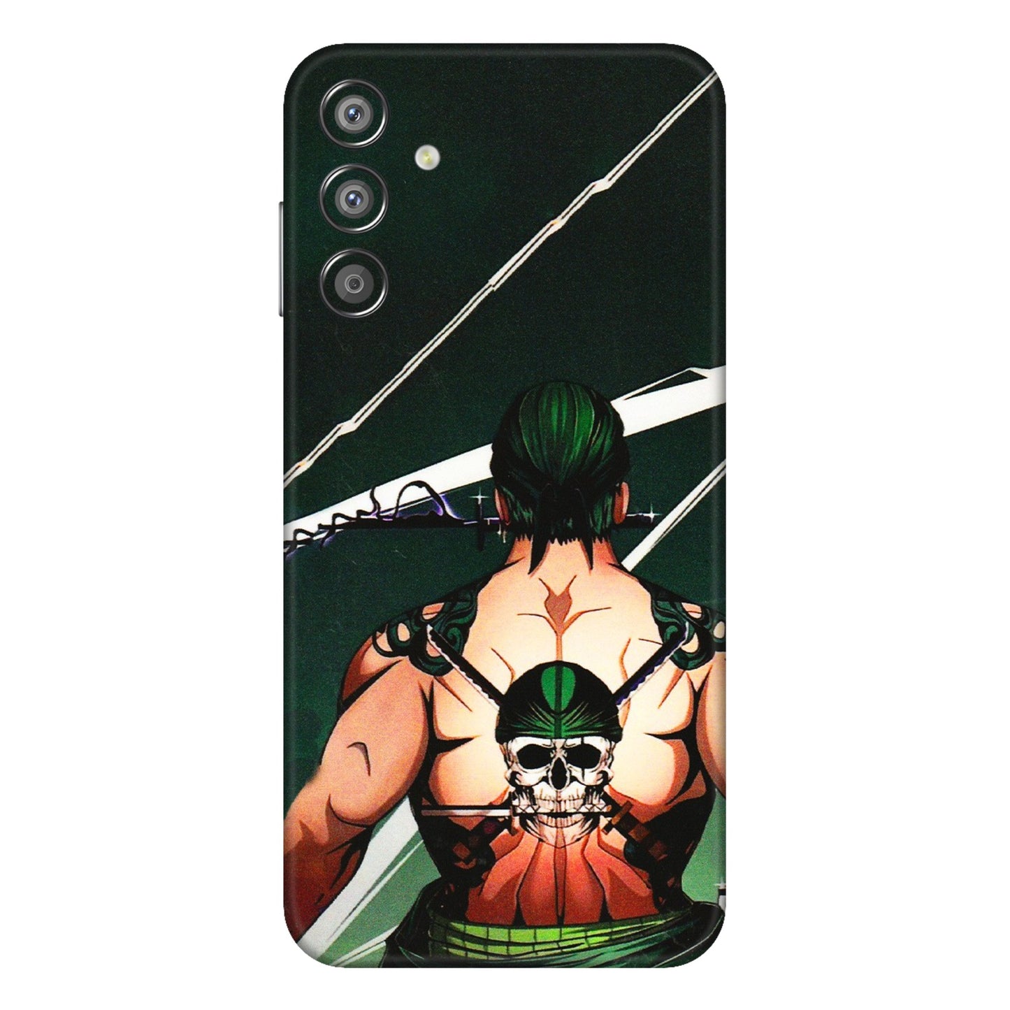 Samsung M/F/Note/Flip and C Phone Skins (All Models) - Zoro Anime - 3D Embossed Finish (L-23) Samsung Galaxy F15 (5G)