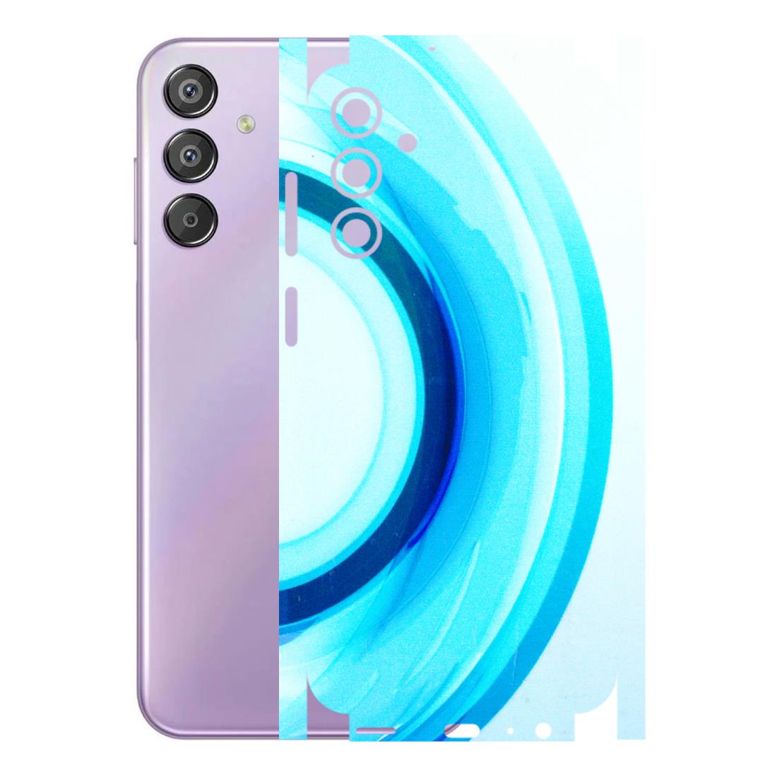 Samsung M/F/Note/Flip and C Phone Skins (All Models) - The Blue Curve - 3D Embossed Finish (L-244) Samsung Galaxy F15 (5G)
