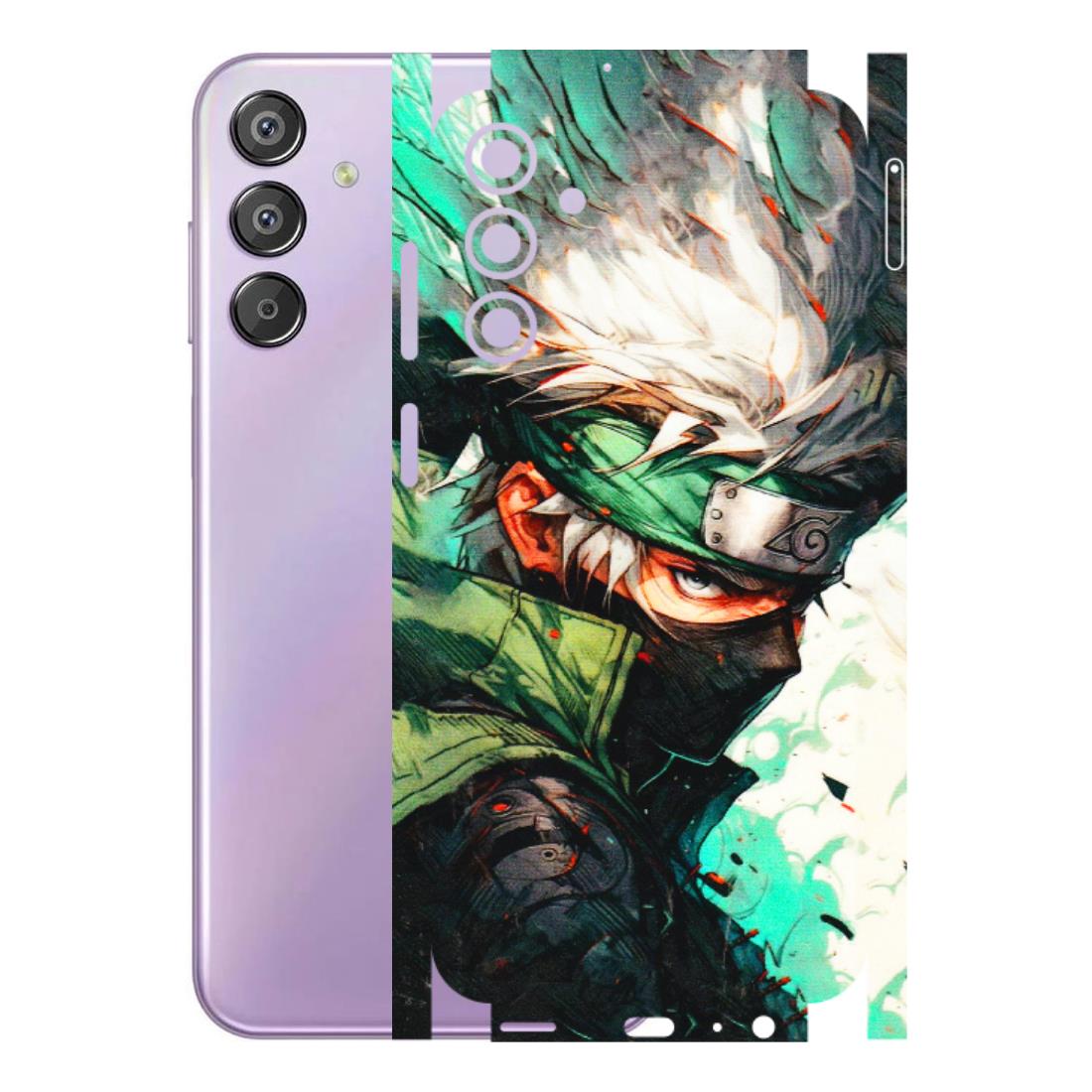 Samsung M/F/Note/Flip and C Phone Skins (All Models) - Kakashi Side Profile - 3D Embossed Finish (L-249) Samsung Galaxy F15 (5G)