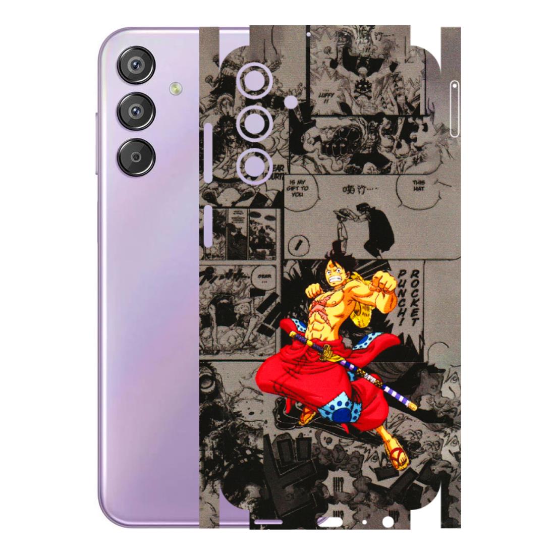 Samsung M/F/Note/Flip and C Phone Skins (All Models) - One Piece Rocket Punch Manga - 3D Embossed Finish (L-25) Samsung Galaxy F15 (5G)