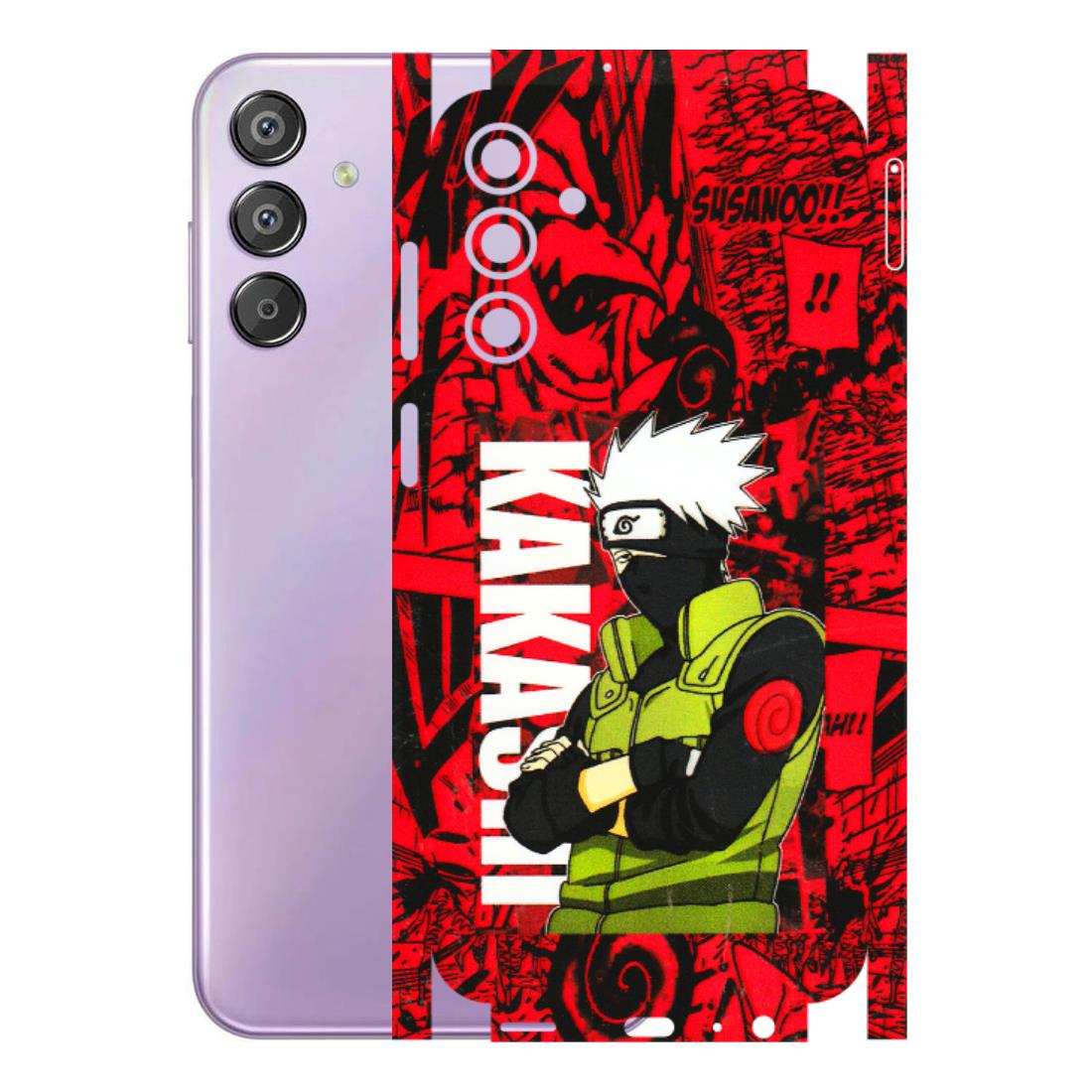 Samsung M/F/Note/Flip and C Phone Skins (All Models) - Kakashi Red Anime - 3D Embossed Finish (L-251) Samsung Galaxy F15 (5G)