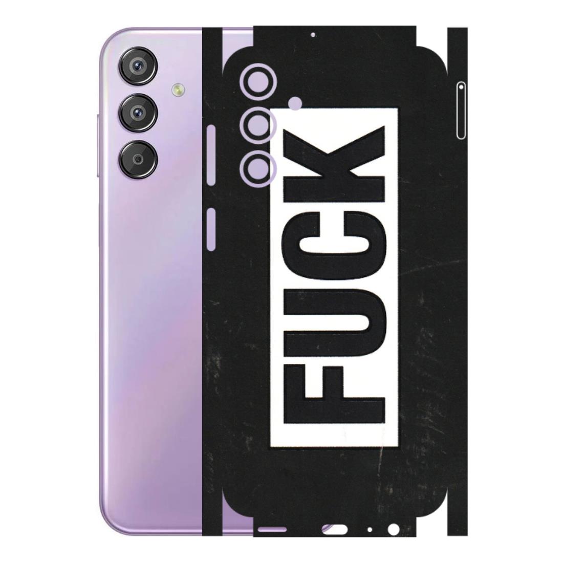 Samsung M/F/Note/Flip and C Phone Skins (All Models) - The F Word - 3D Embossed Finish (L-255) Samsung Galaxy F15 (5G)