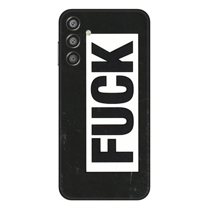 Samsung M/F/Note/Flip and C Phone Skins (All Models) - The F Word - 3D Embossed Finish (L-255) Samsung Galaxy F15 (5G)