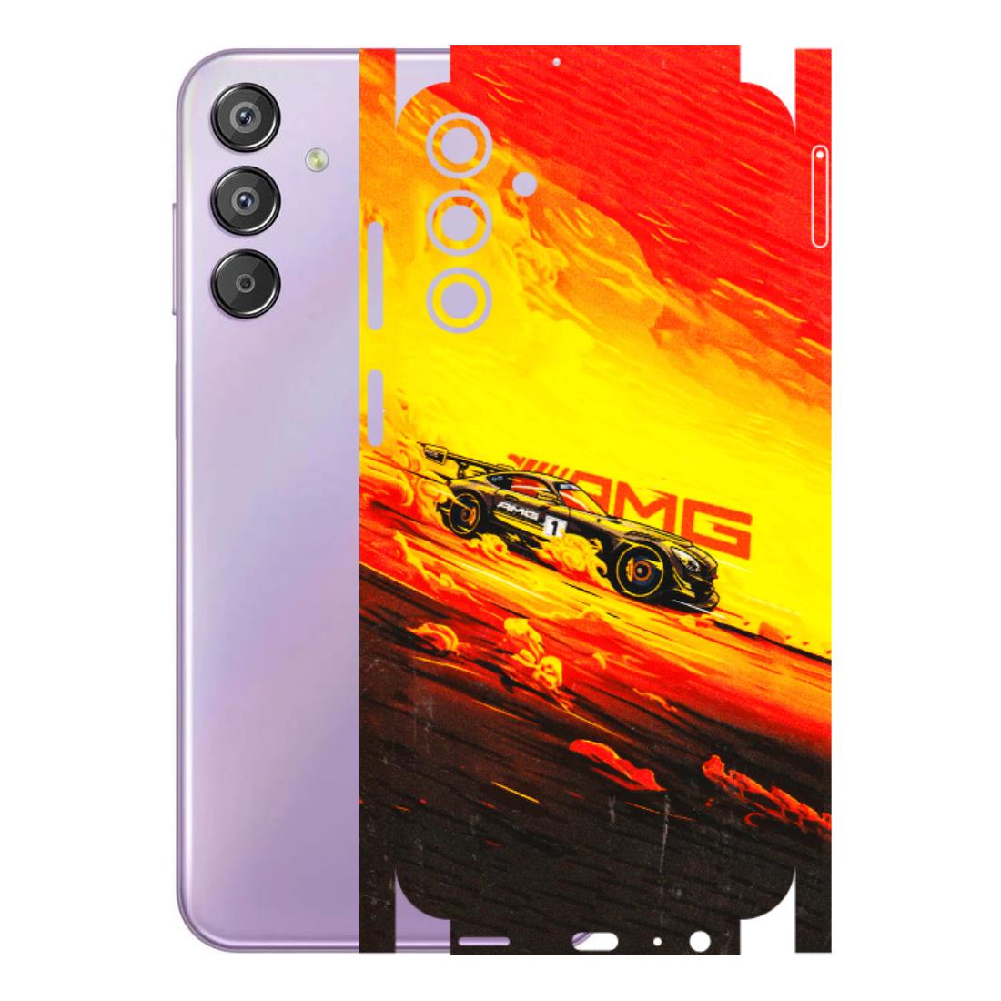 Samsung M/F/Note/Flip and C Phone Skins (All Models) - AMG Car Speed Cover - 3D Embossed Finish (L-256) Samsung Galaxy F15 (5G)