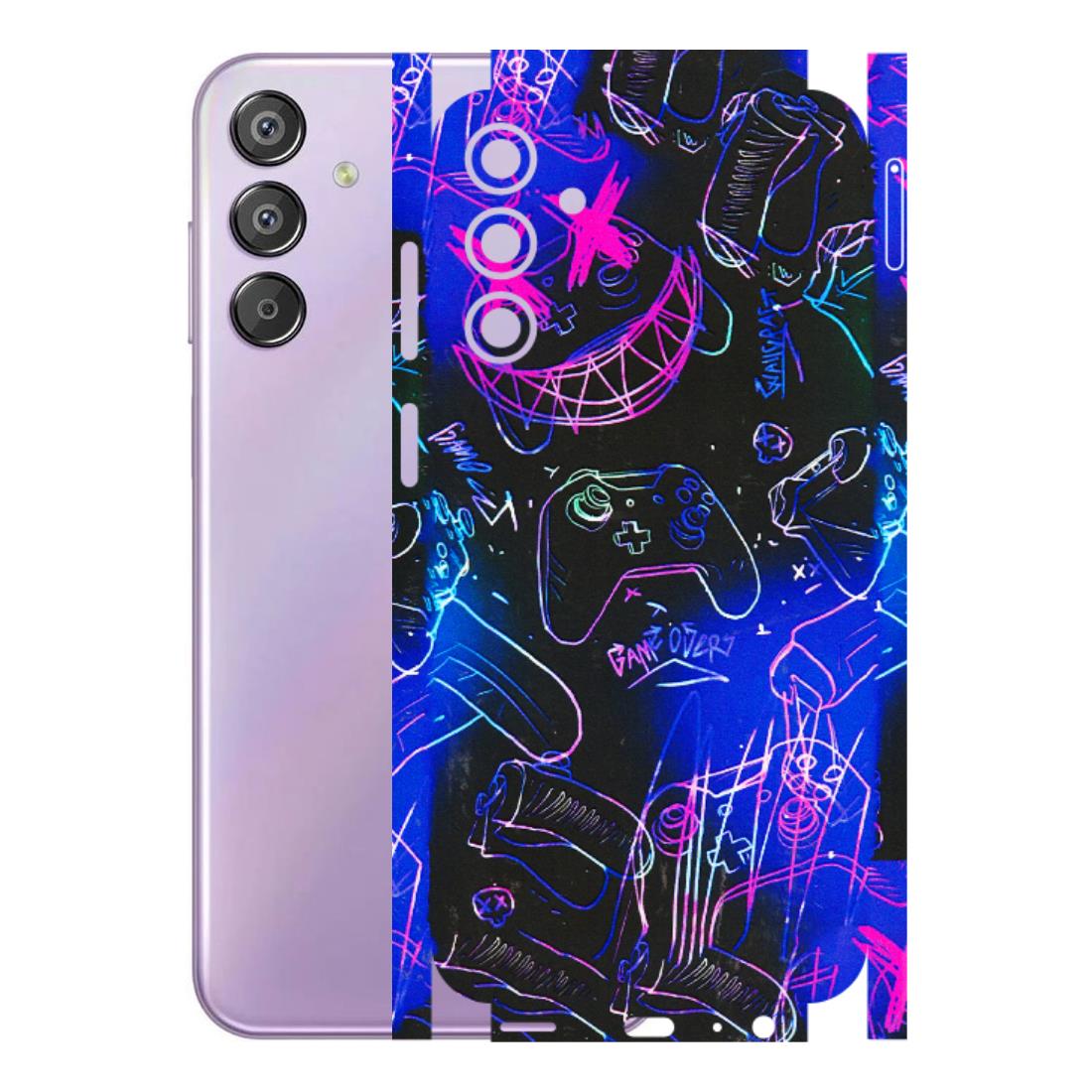 Samsung M/F/Note/Flip and C Phone Skins (All Models) - Gamers Paradise - 3D Embossed Finish (L-258) Samsung Galaxy F15 (5G)