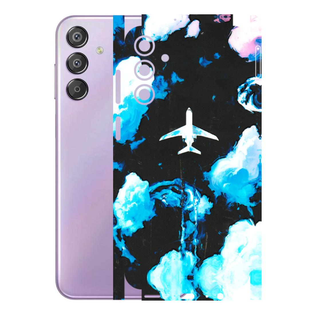 Samsung M/F/Note/Flip and C Phone Skins (All Models) - Travel In Airline - 3D Embossed Finish (L-264) Samsung Galaxy F15 (5G)
