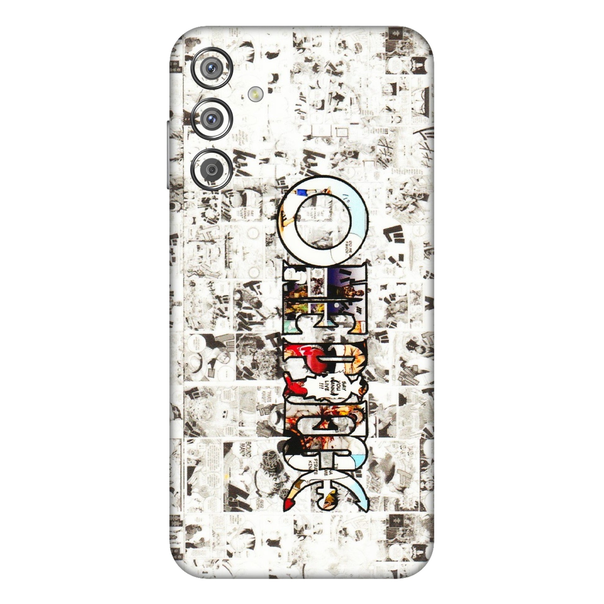 Samsung M/F/Note/Flip and C Phone Skins (All Models) - One Piece Manga - 3D Embossed Finish (L-26) Samsung Galaxy F15 (5G)