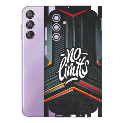 Samsung M/F/Note/Flip and C Phone Skins (All Models) - No Limits - 3D Embossed Finish (L-286) Samsung Galaxy F15 (5G)