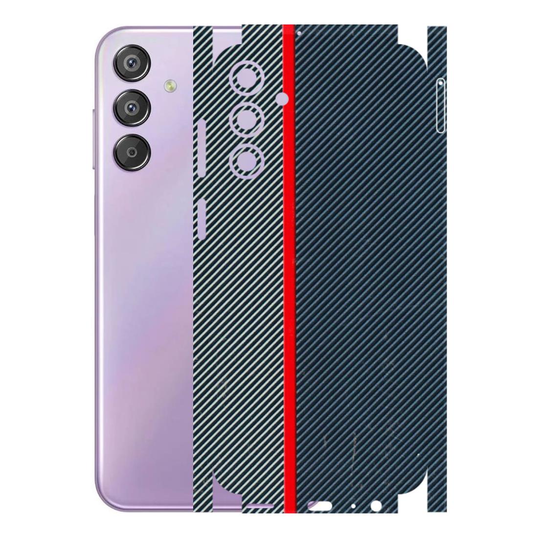 Samsung M/F/Note/Flip and C Phone Skins (All Models) - Blue Sober Lines - 3D Embossed Finish (L-305) Samsung Galaxy F15 (5G)